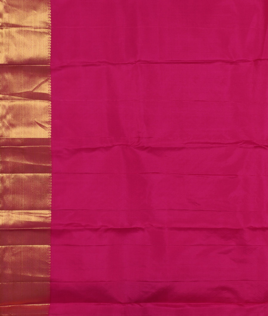 Orangish Pink Soft Silk Saree T3760633