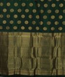 Green Handwoven Kanjivaram Silk Saree T3734214