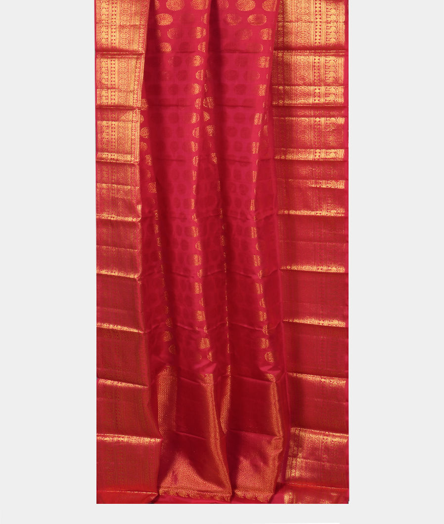 Magenta Handwoven Kanjivaram Silk Dupatta T3501862