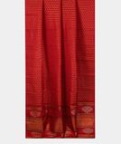 Red Handwoven Kanjivaram Silk Dupatta T3701522