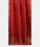 Red Handwoven Kanjivaram Silk Dupatta T2862472
