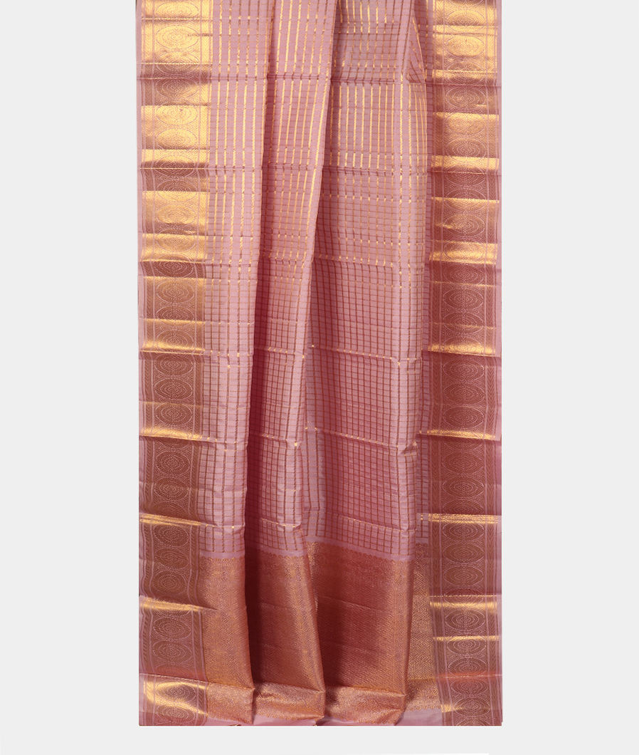 Pink Handwoven Kanjivaram Silk Dupatta T3638802