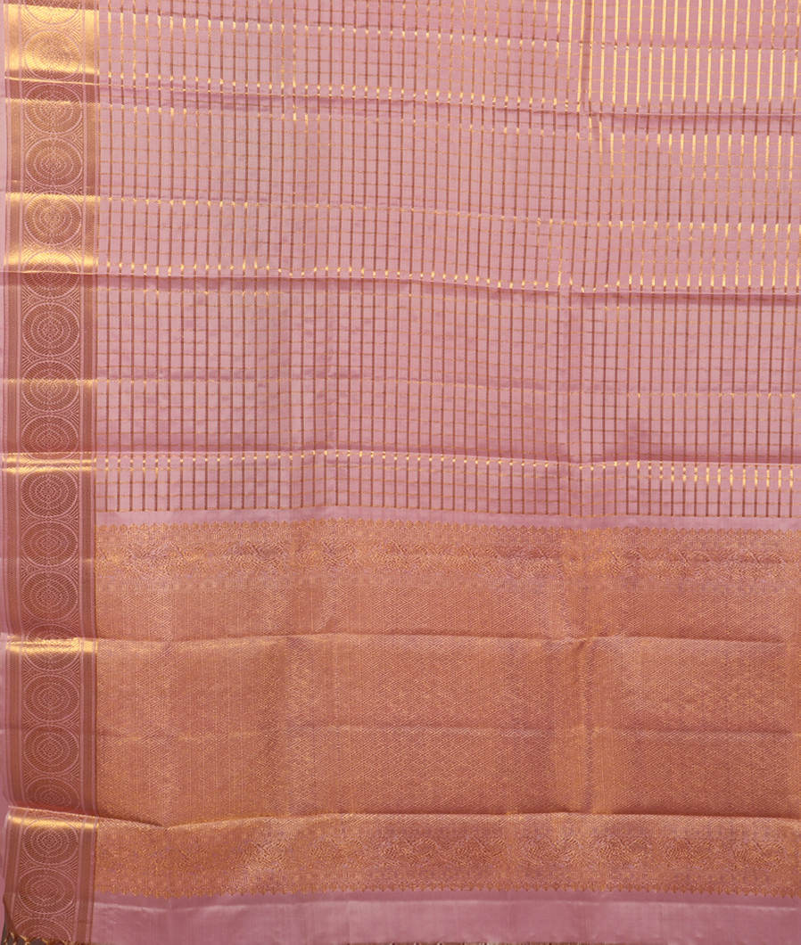 Pink Handwoven Kanjivaram Silk Dupatta T3638803