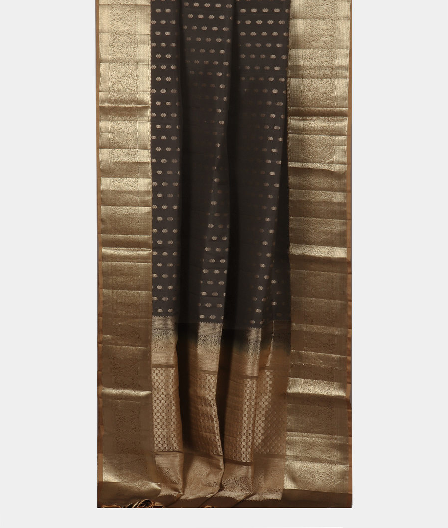 Black Soft Silk Saree T3743742