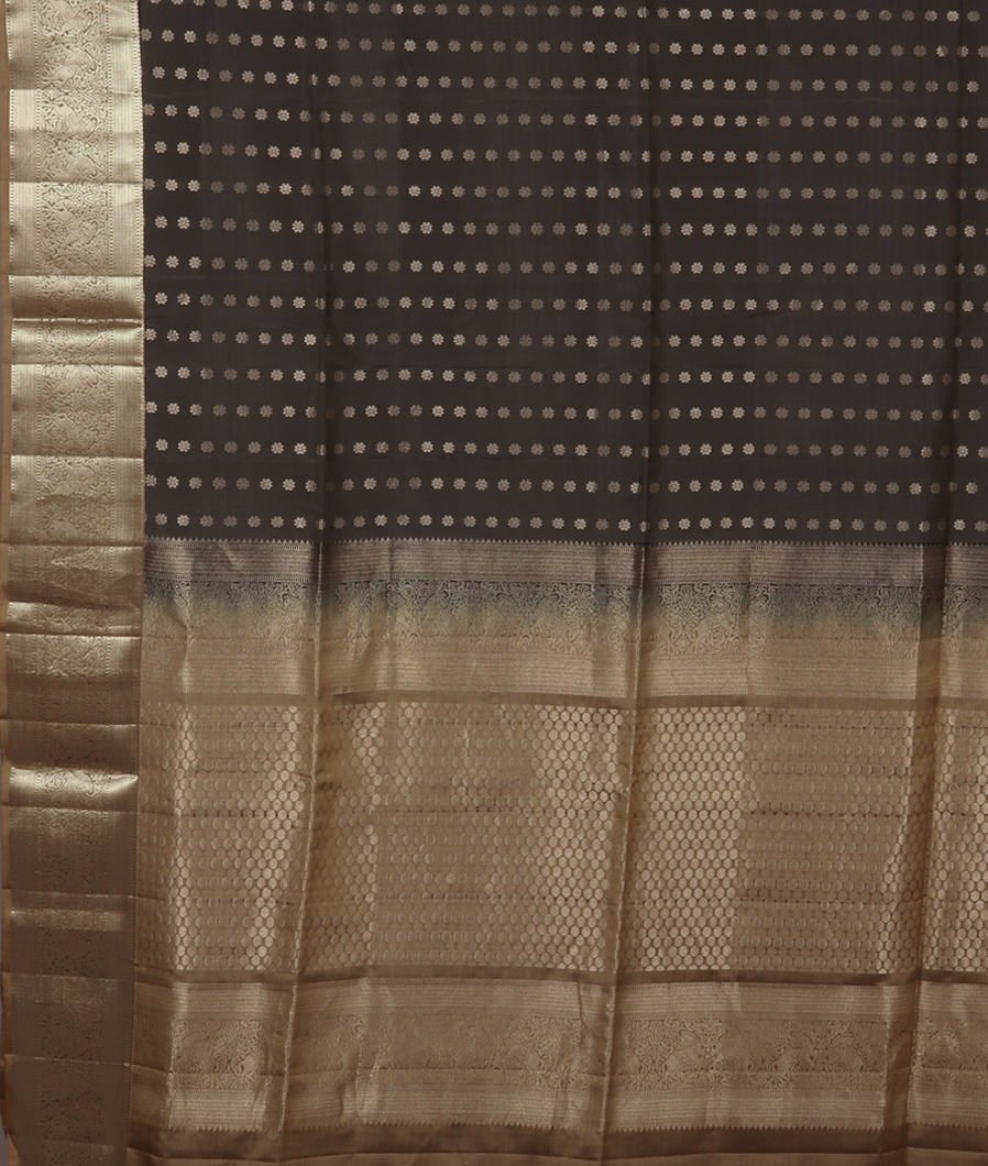 Black Soft Silk Saree T3743744