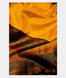 Yellow Handwoven Kanjivaram Silk Saree 5