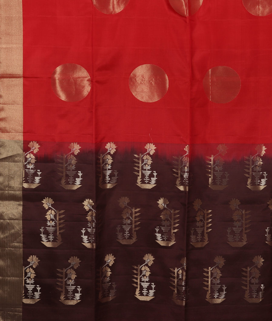 Red Soft Silk Saree T3743394