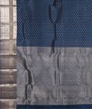 Blue Handwoven Kanjivaram Silk Saree T3740884