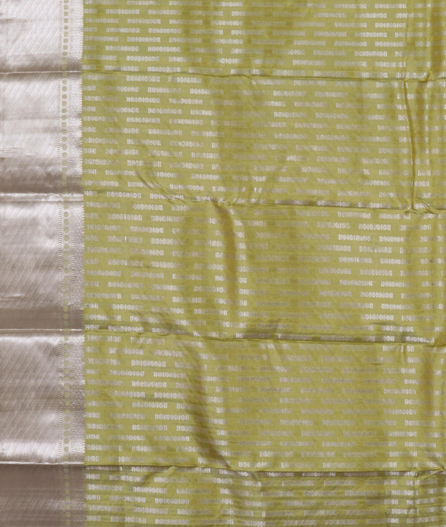 Green Handwoven Kanjivaram Silk Saree T3406823