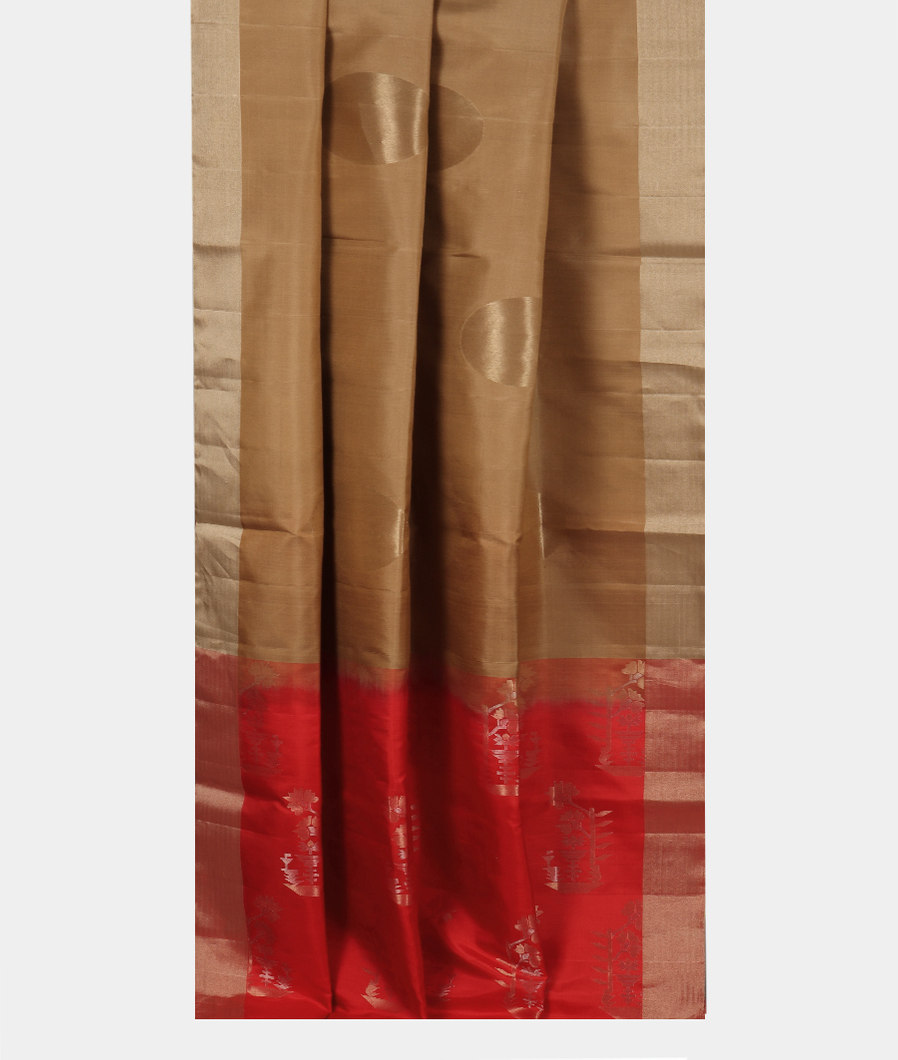 Beige Soft Silk Saree T3749772