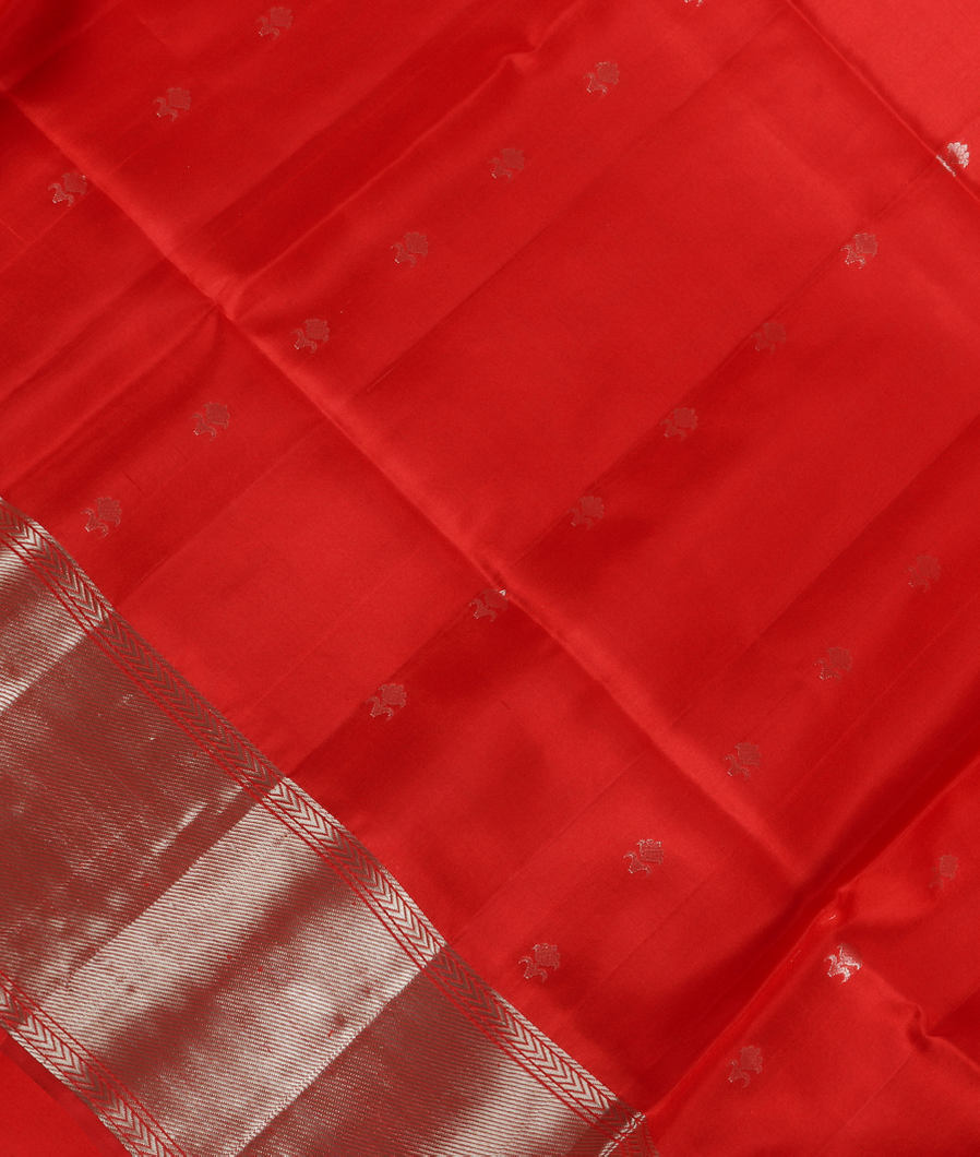 Red Soft Silk Saree T374954-image