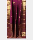 Purple Handwoven Kanjivaram Silk Saree T3616732