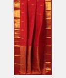 Red Handwoven Kanjivaram Silk Saree T3751492