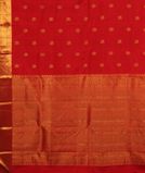 Red Handwoven Kanjivaram Silk Saree T3751494