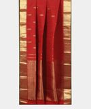 Red Handwoven Kanjivaram Silk Saree T3702402