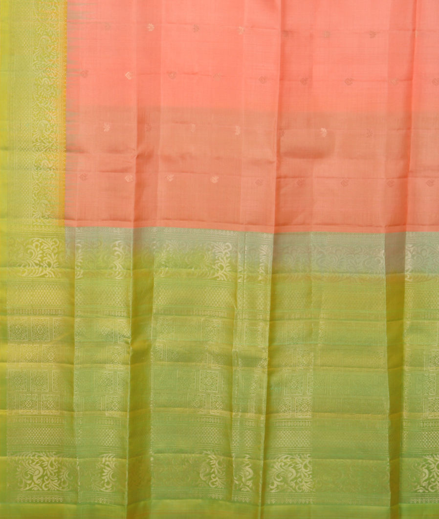 Peach Soft Silk Saree T3744804