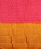 Pinkish Orange Handwoven Kanjivaram Silk Saree T3729864