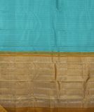 Blue Handwoven Kanjivaram Silk Saree 4