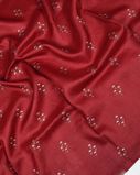 Red Tussar Embroidery Saree T3717765