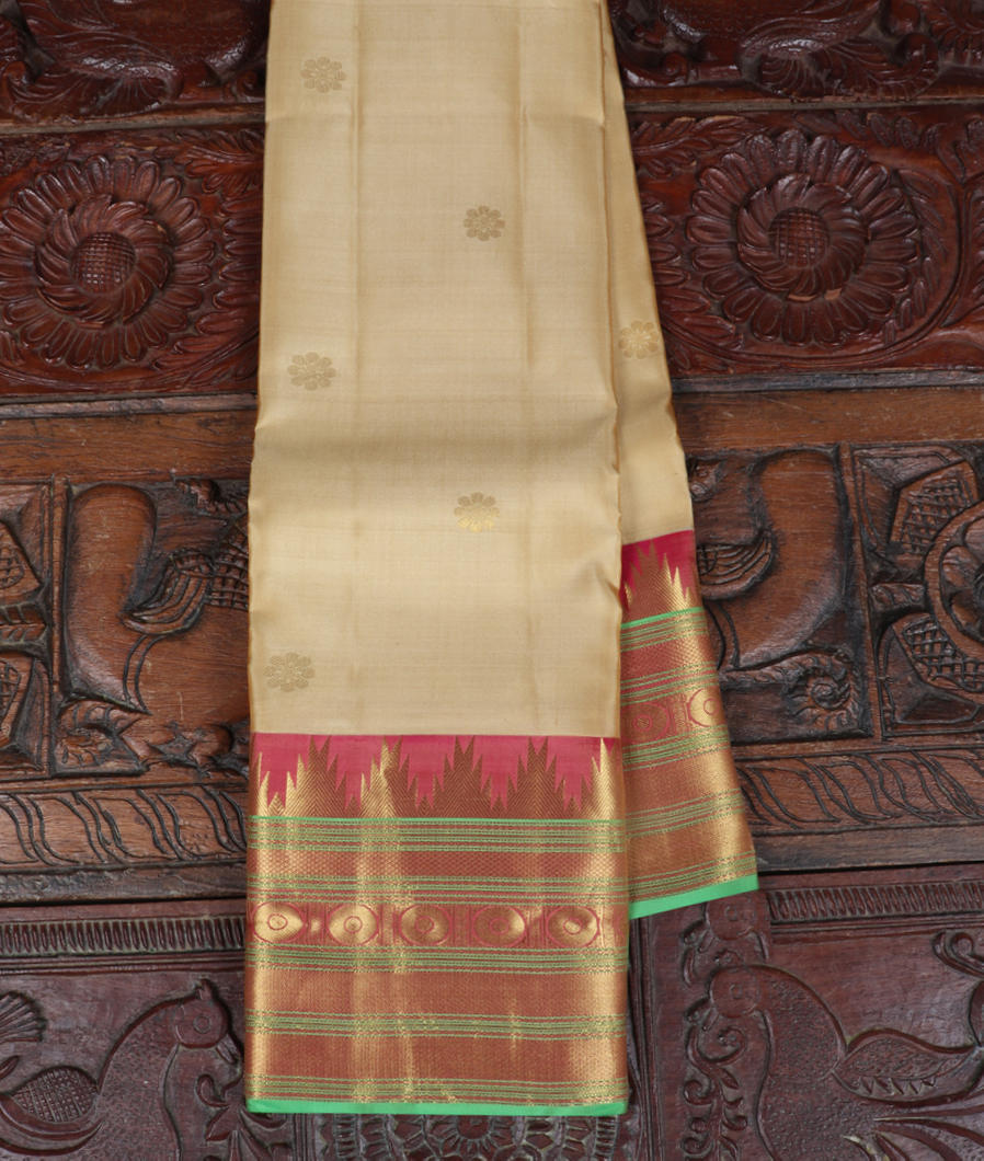 Beige Soft Silk Saree T376182-image