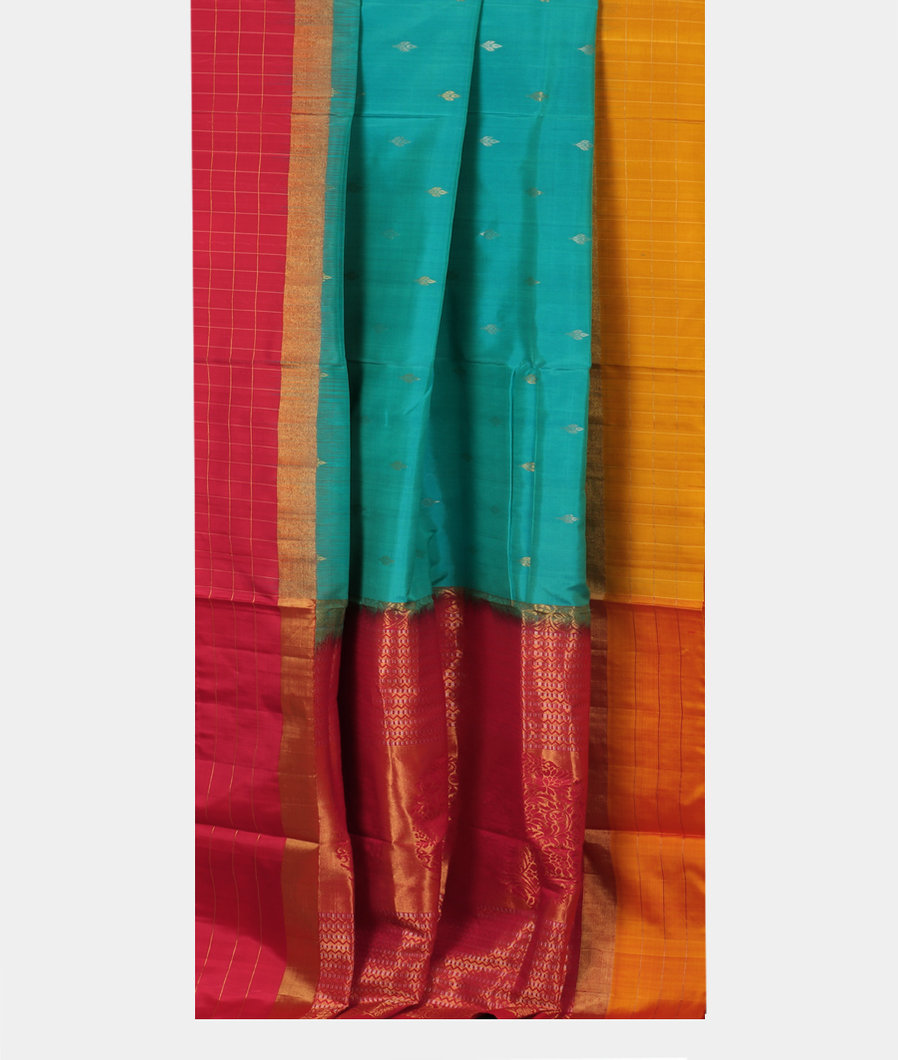 Blue Soft Silk Saree T2739392