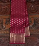 Burgundy Handwoven Kanjivaram Silk Saree T3620221