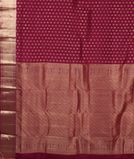 Burgundy Handwoven Kanjivaram Silk Saree T3620224