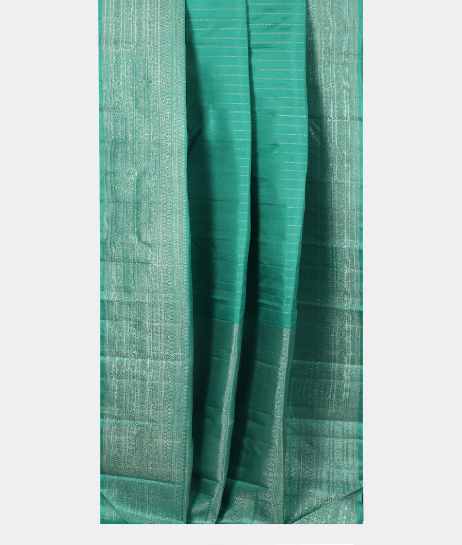 Green Handwoven Kanjivaram Silk Saree T3677462