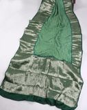 Green Bandhani Silk Saree T3754562
