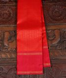 Orange Handwoven Kanjivaram Silk Saree T3603821