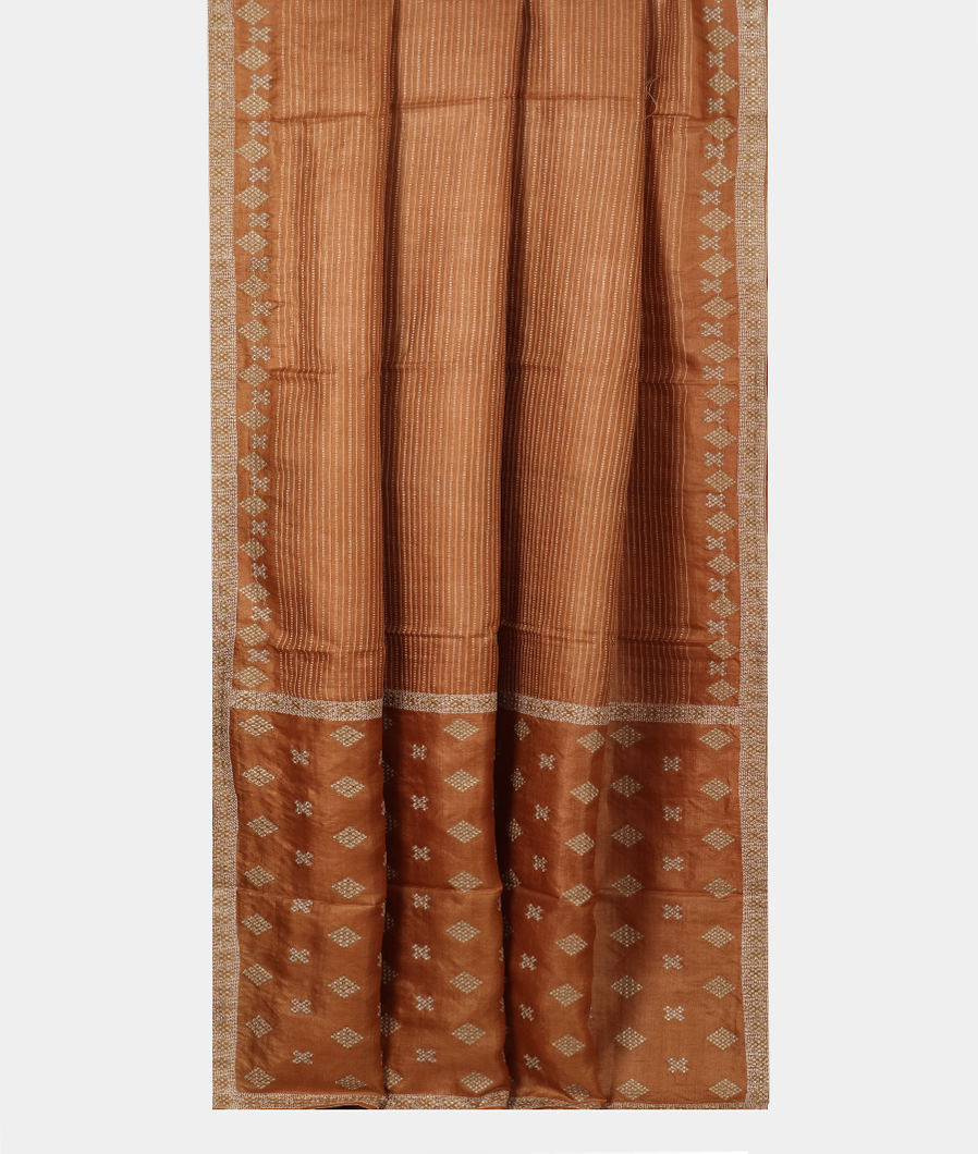 light-brown-tussar-embroidery-saree-t375105-t375105-b