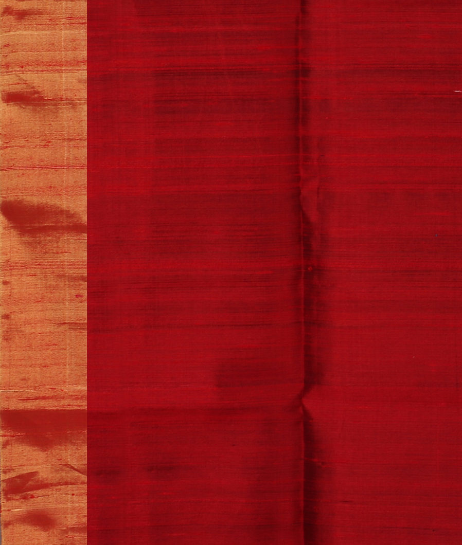 Black Woven Raw Silk Saree T3402903