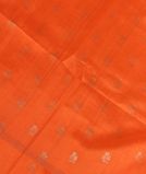 Orange Woven Raw Silk Saree T2824001