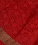 Red Silk Kota Embroidery Saree T3764211