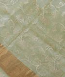 Green Silk Kota Embroidery Saree T3438461