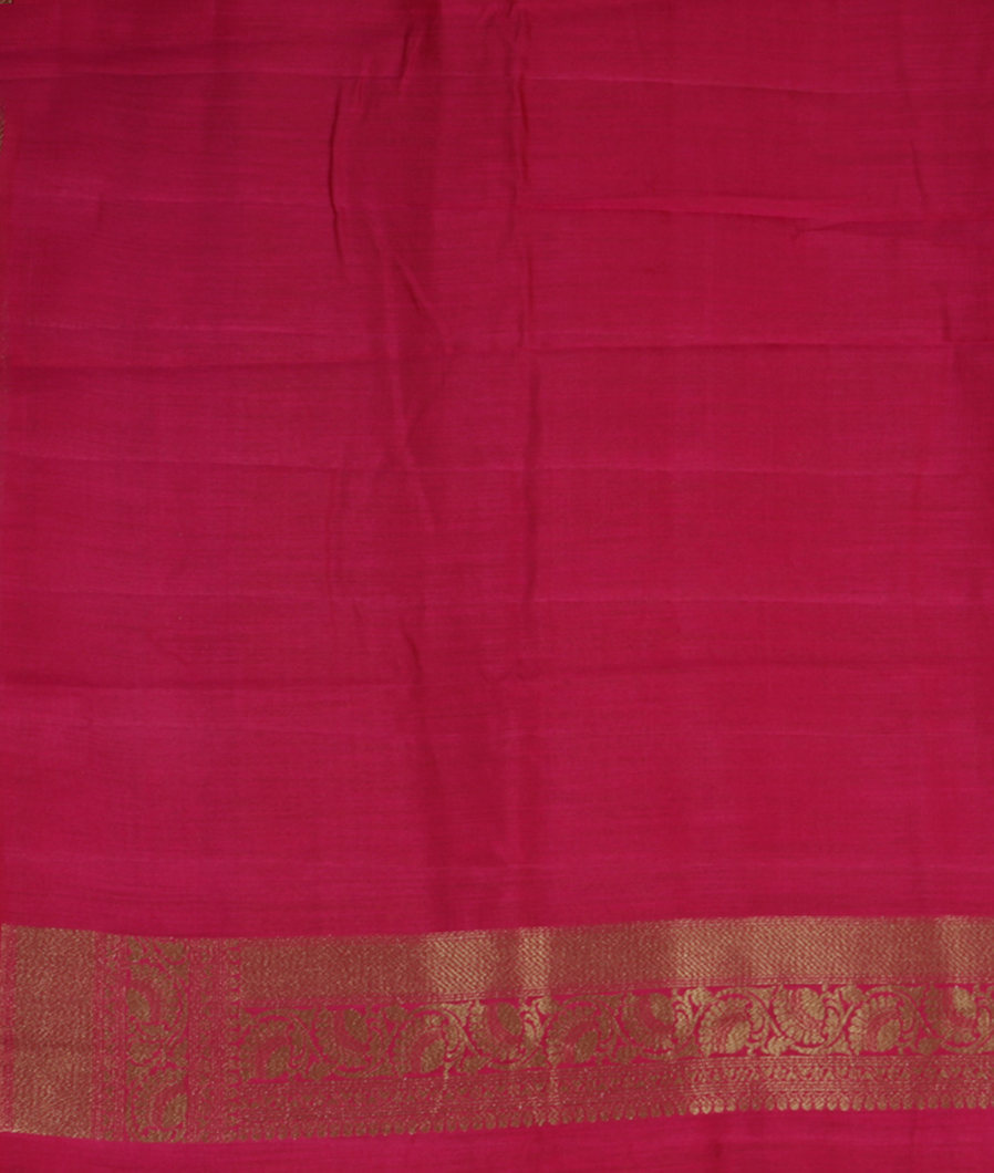 Yellow Banaras Tussar Saree T3803873