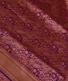 Purple Banaras Silk Saree T3784491