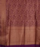 Purple Banaras Silk Saree T3784494