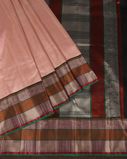 Pink Handwoven Kanjivaram Silk Saree T3633074