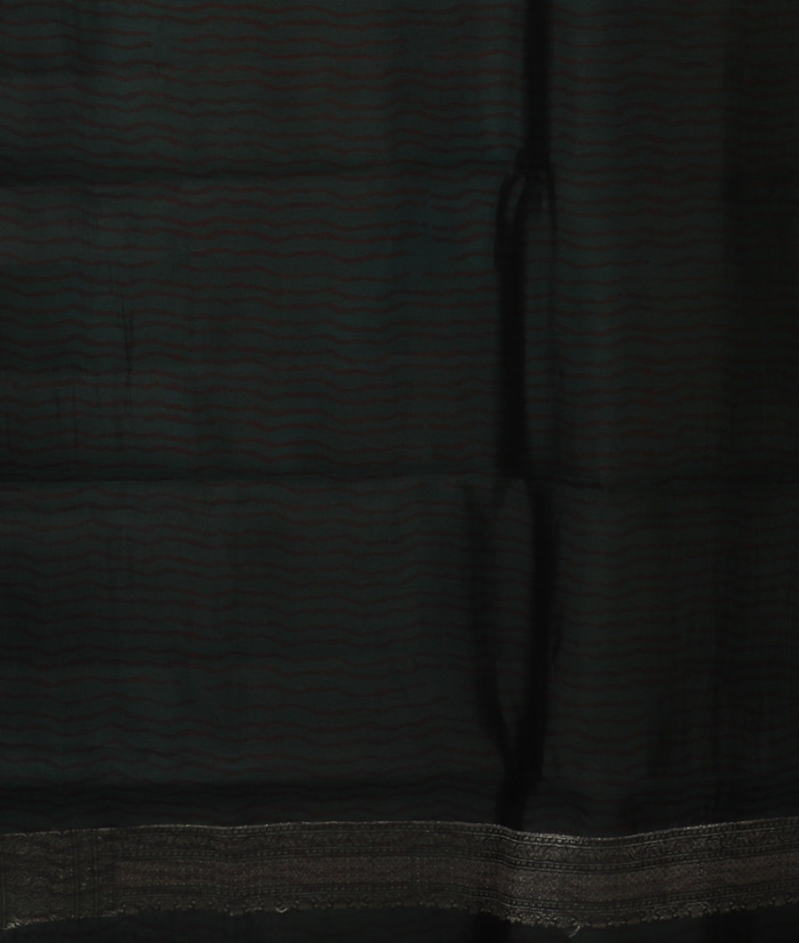 Green Chaniya Silk Saree T3704023