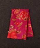 Pink Hand Printed Kanjivaram Silk Blouse T3333171