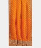 Yellow Kora Organza Embroidery Saree T3616502
