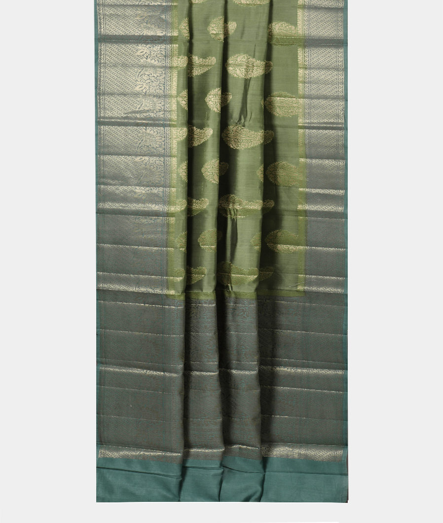 Green Chaniya Silk Saree T3531422