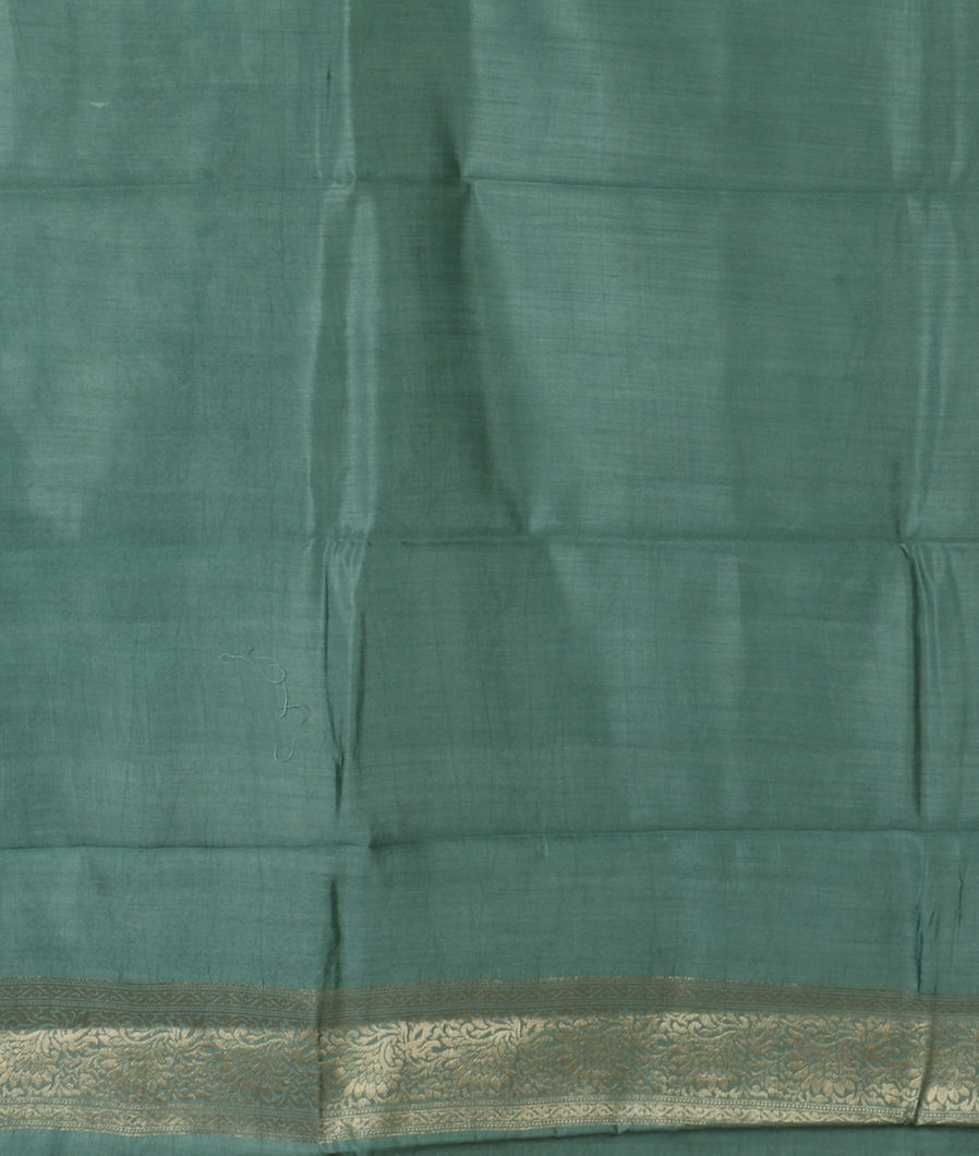 Green Chaniya Silk Saree T3531423