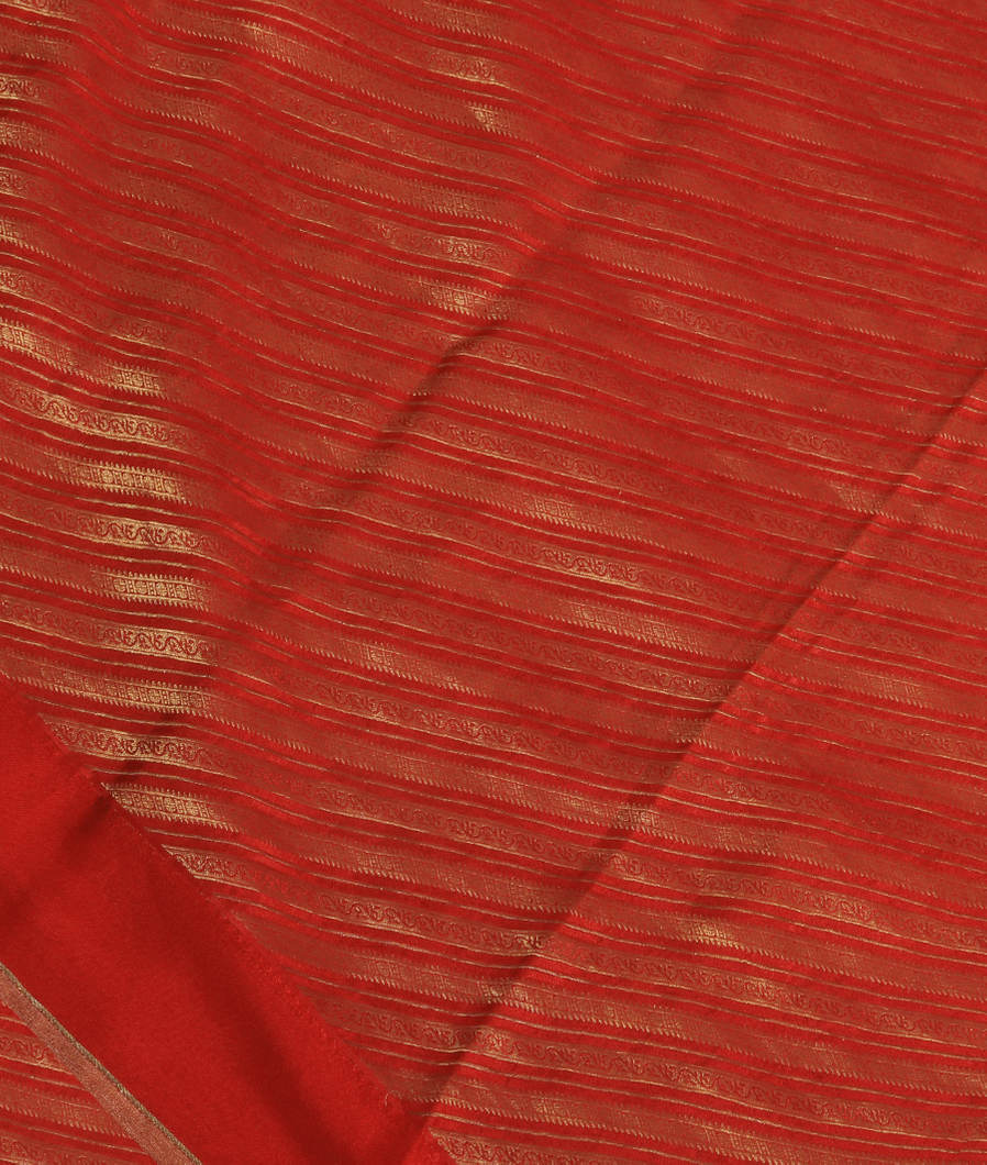 Red Georgette Silk Saree T376714-image