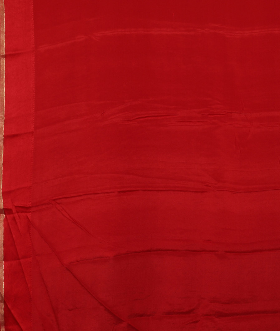 Red Georgette Silk Saree T3767143