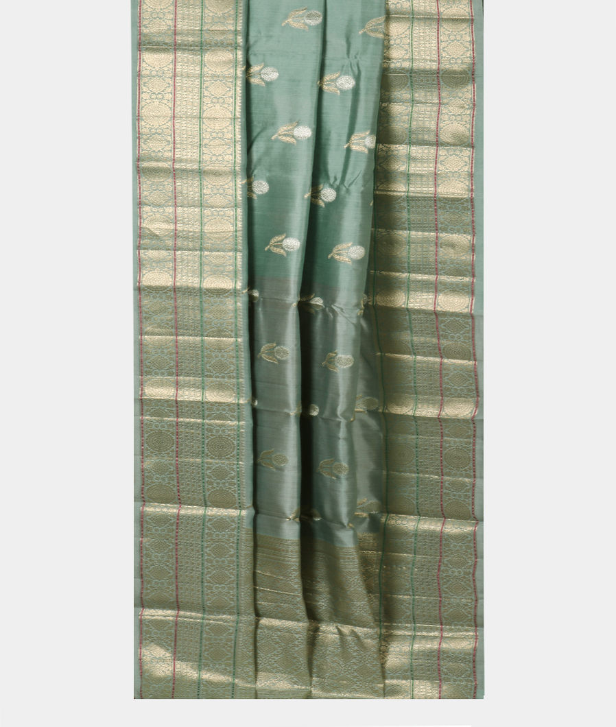 Green Chaniya Silk Saree T3520052
