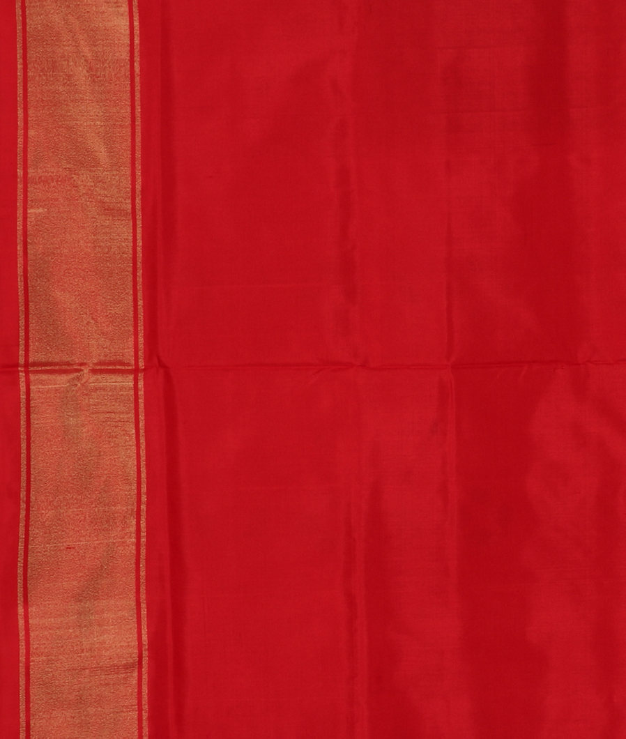 Green Ikat Silk Saree T3571903