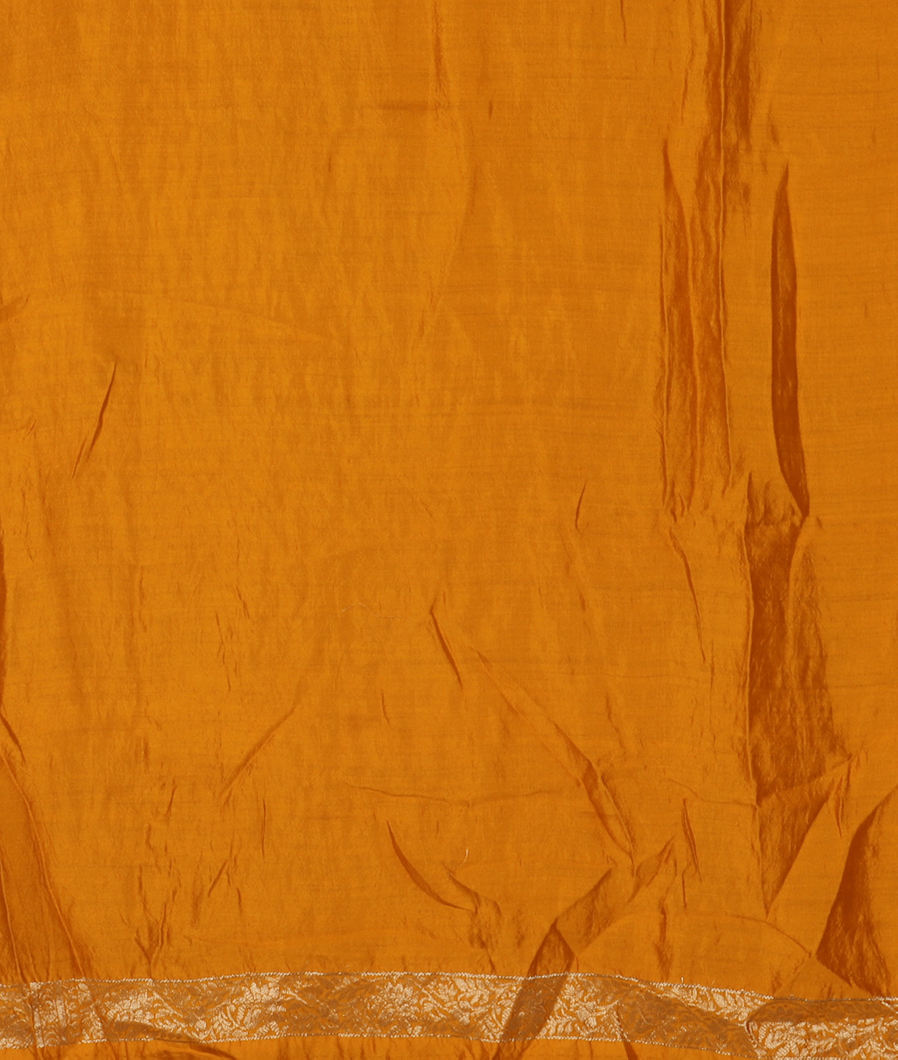 Yellow Bandhani Chaniya Silk Saree T3801563