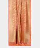 Light Peach Banaras Silk Saree T3807162